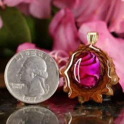 TEP Pendants Pink Paua Shell