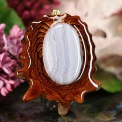 TEP Blue Lace Agate Pendants