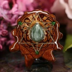TEP Seraphinite With Gold Merkaba Multi-Stone