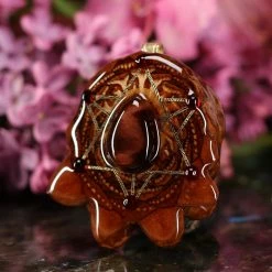 TEP Red Tiger's Eye With Gold Merkaba Multi-Stone