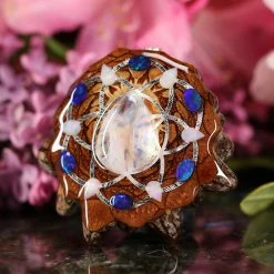 TEP Moonstone With Silver Seed Of Life Multi-Stone