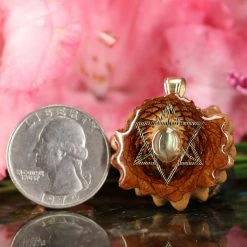 TEP Labradorite With Silver Merkaba Pendants