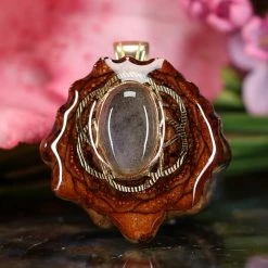 TEP Pendants Labradorite With Gold Seed Of Life