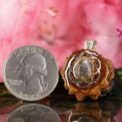 TEP Labradorite With Silver Seed Of Life Pendants