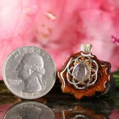 TEP Labradorite With Silver Seed Of Life