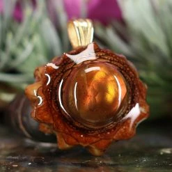 TEP Mexican Fire Agate Pendants