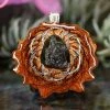 TEP Moldavite With Silver Seed Of Life Pendants