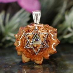 TEP Sterling Opal With Silver Merkaba