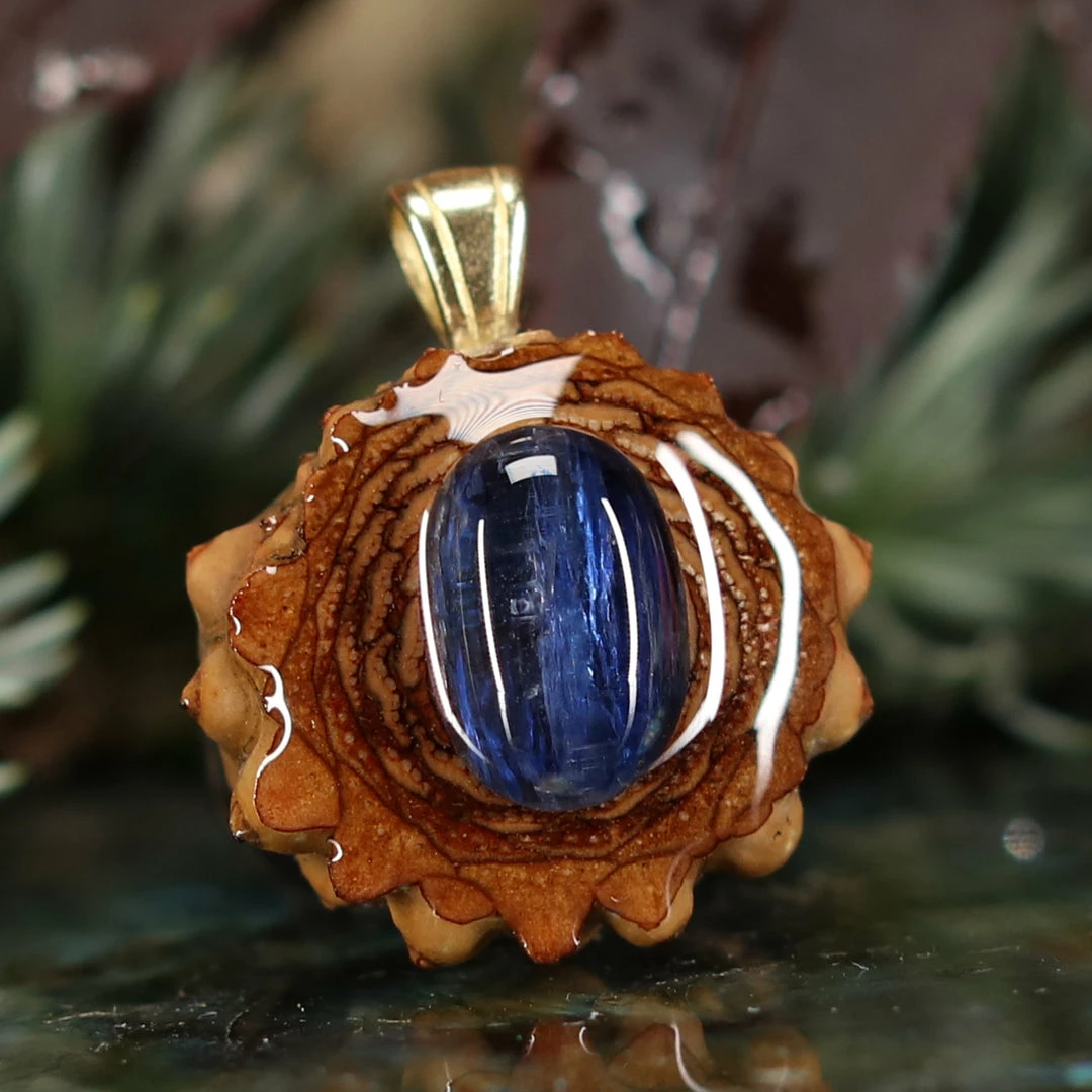TEP Pendants Blue Kyanite 5 TEP Pendants Blue Kyanite