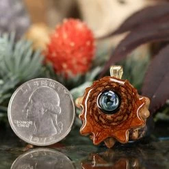 TEP Pendants Blue Fume Implosion Glass