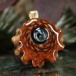 TEP Pendants Blue Fume Implosion Glass