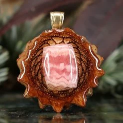 TEP Rhodochrosite Pendants