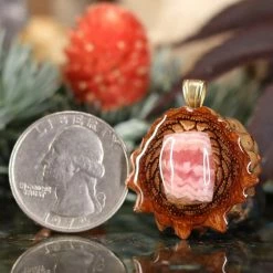 TEP Rhodochrosite Pendants