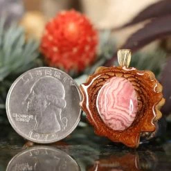 TEP Pendants Rhodochrosite