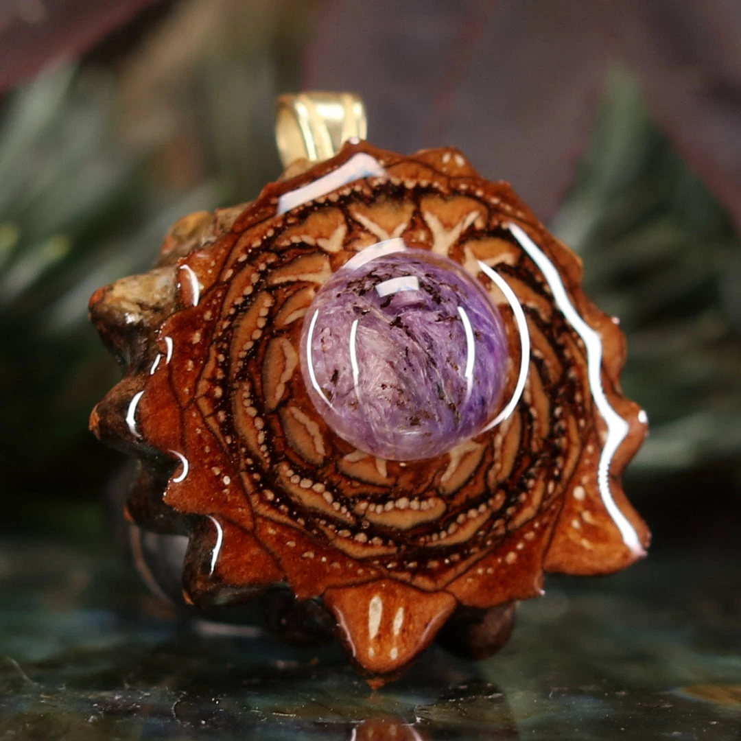 TEP Pendants Charoite 5 TEP Pendants Charoite