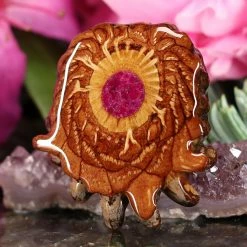 TEP Crushed Sugilite (Glows) Pendants