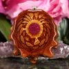 TEP Crushed Sugilite (Glows) Pendants
