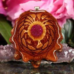 TEP Crushed Sugilite (Glows) Pendants