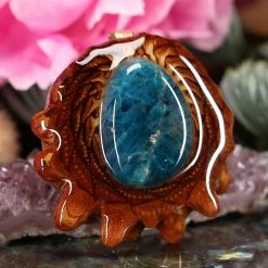 TEP Pendants Blue Apatite 7 TEP Pendants Blue Apatite