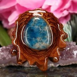 TEP Blue Apatite Pendants