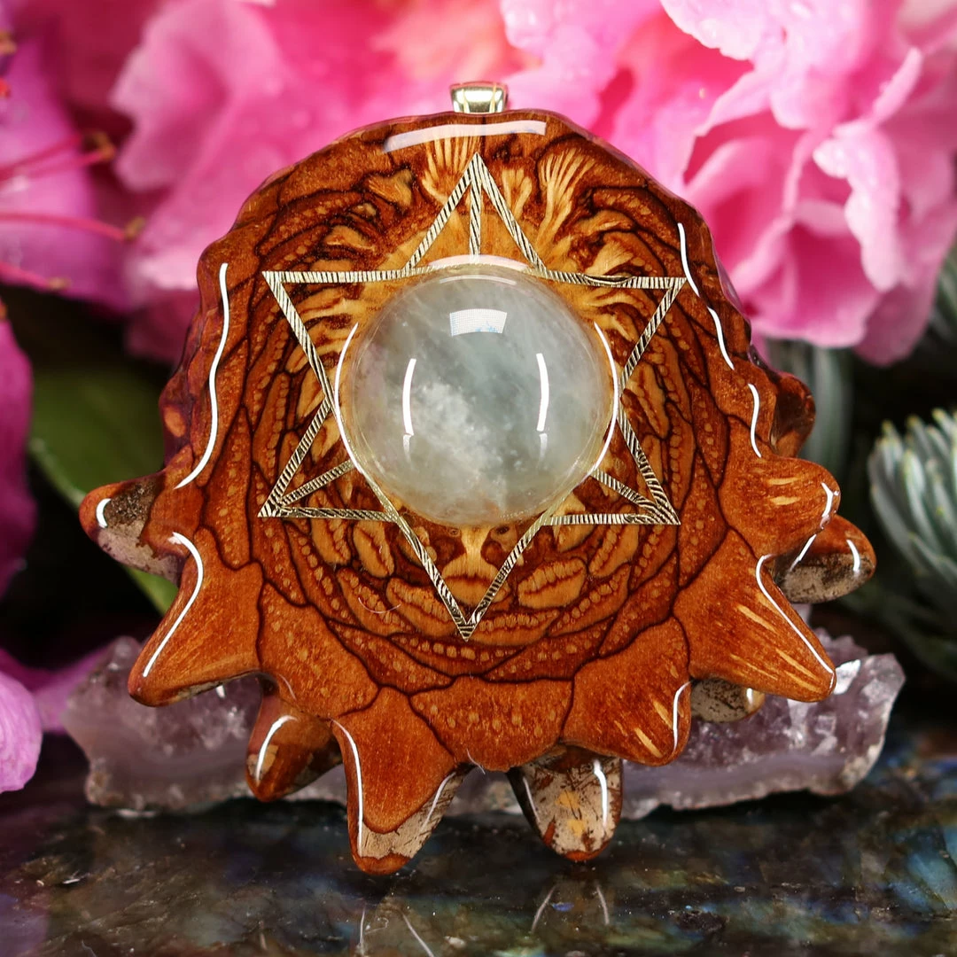 TEP Aquamarine With Gold Merkaba 3 TEP Aquamarine With Gold Merkaba