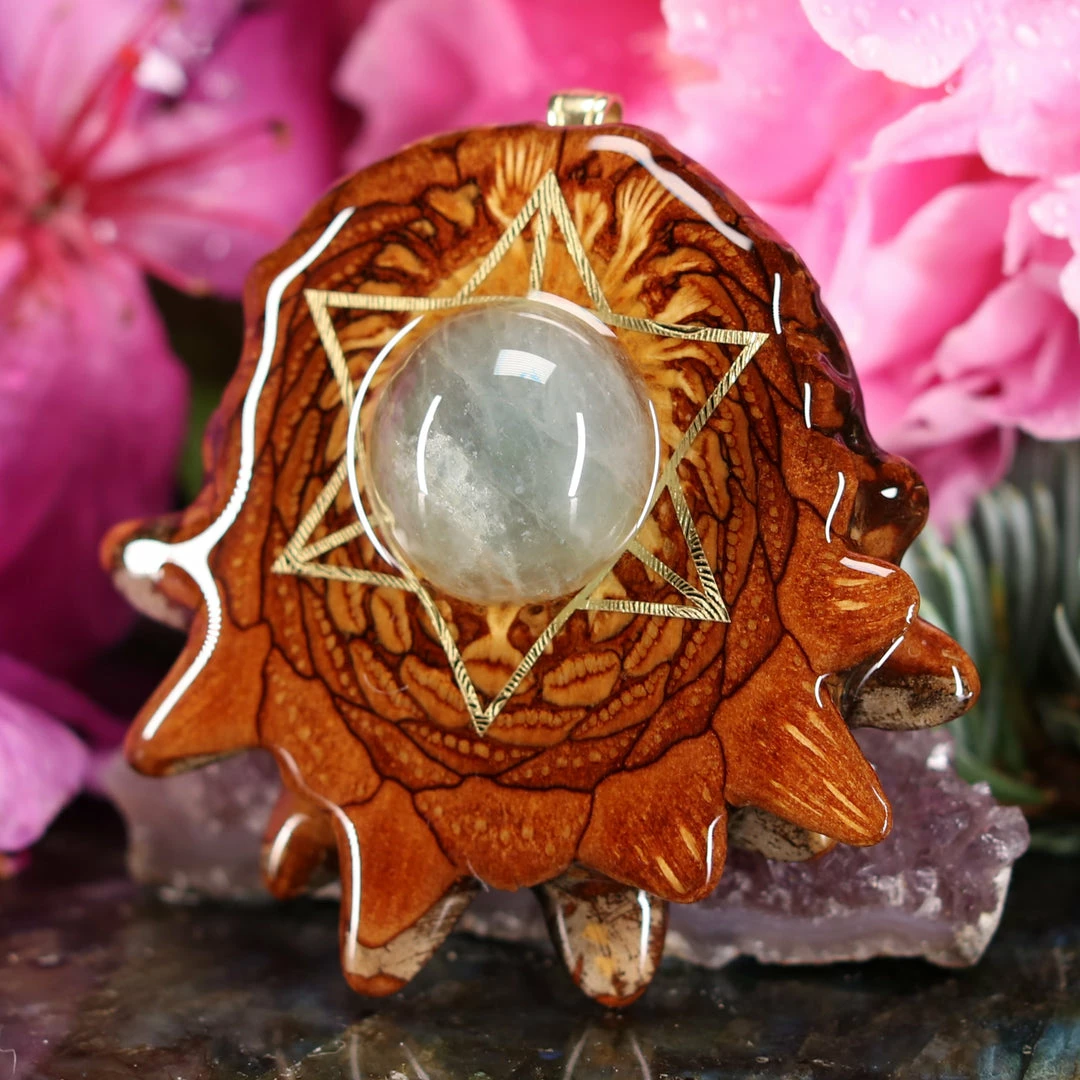 TEP Aquamarine With Gold Merkaba 4 TEP Aquamarine With Gold Merkaba