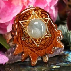 TEP Aquamarine With Gold Merkaba 7 TEP Aquamarine With Gold Merkaba