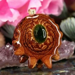 TEP Chrome Diopside Pendants 7 TEP Chrome Diopside Pendants