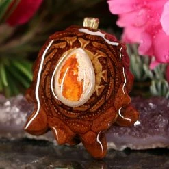 TEP Mexican Fire Opal Pendants