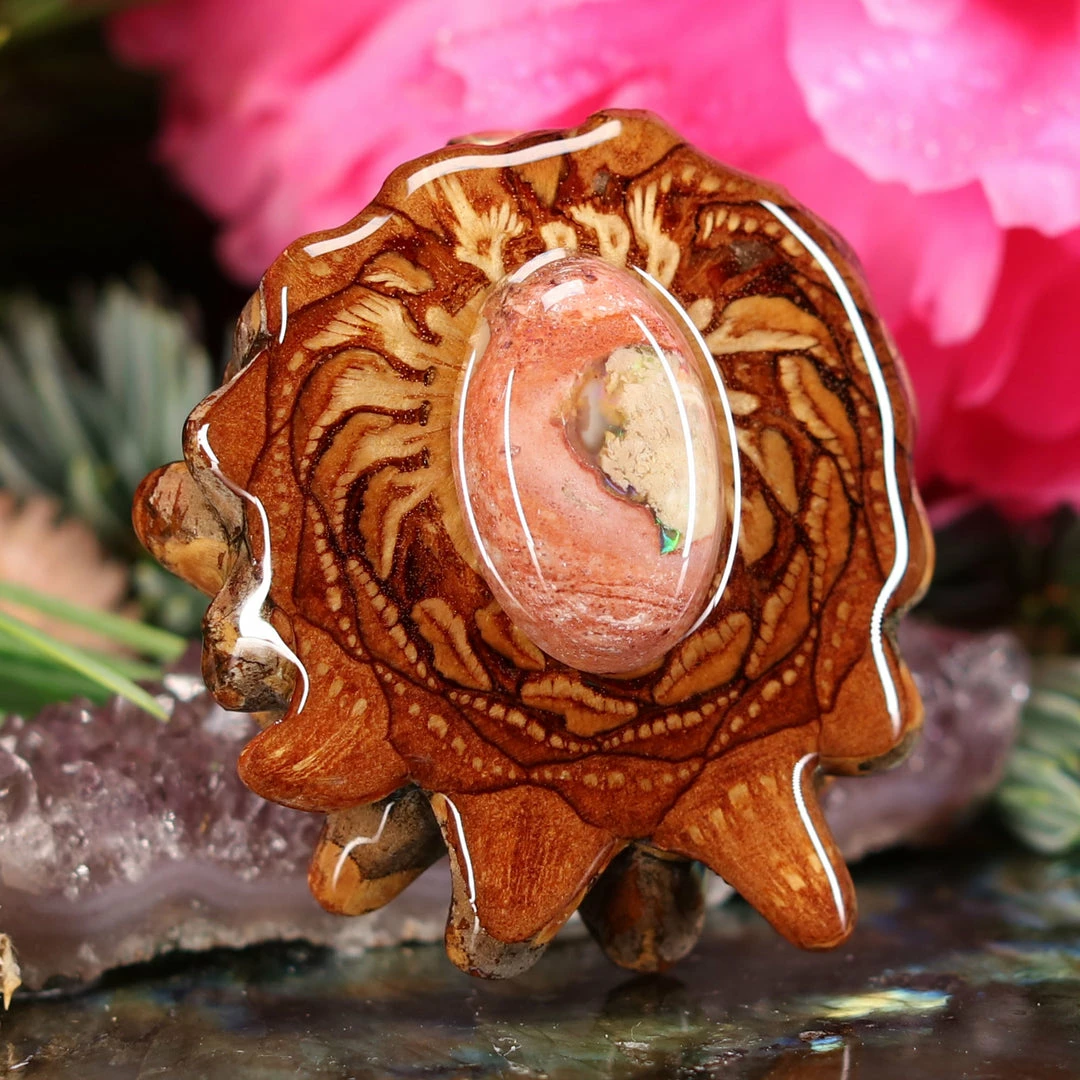 TEP Mexican Fire Opal Pendants 5 TEP Mexican Fire Opal Pendants