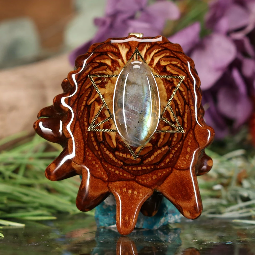 TEP Labradorite With Gold Merkaba 3 TEP Labradorite With Gold Merkaba