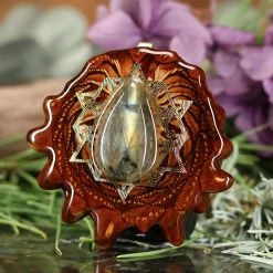 TEP Labradorite With Gold 64 Star Tetrahedron