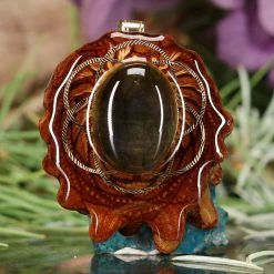 TEP Labradorite With Gold Seed Of Life Pendants