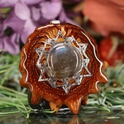 TEP Labradorite With Silver 64 Star Tetrahedron