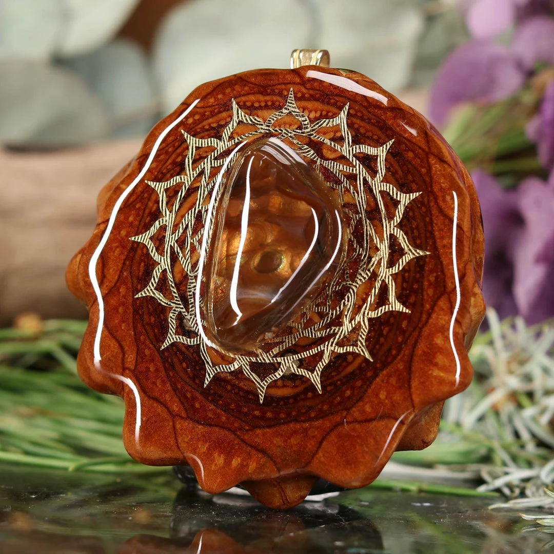 TEP Mexican Fire Agate With Gold Crown (7th) Chakra 4 TEP Mexican Fire Agate With Gold Crown (7th) Chakra