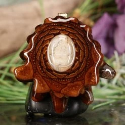 TEP Crazy Lace Agate Pendants