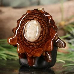 TEP Crazy Lace Agate Pendants