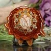 TEP Pendants Crazy Lace Agate With Gold 64 Star Tetrahedron 1 TEP Pendants Crazy Lace Agate With Gold 64 Star Tetrahedron