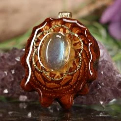 TEP Labradorite With Gold Seed Of Life