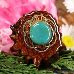 TEP Turquoise With Silver Seed Of Life