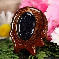 TEP Pendants Purple Goldstone