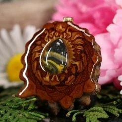 TEP Bumblebee Jasper Pendants