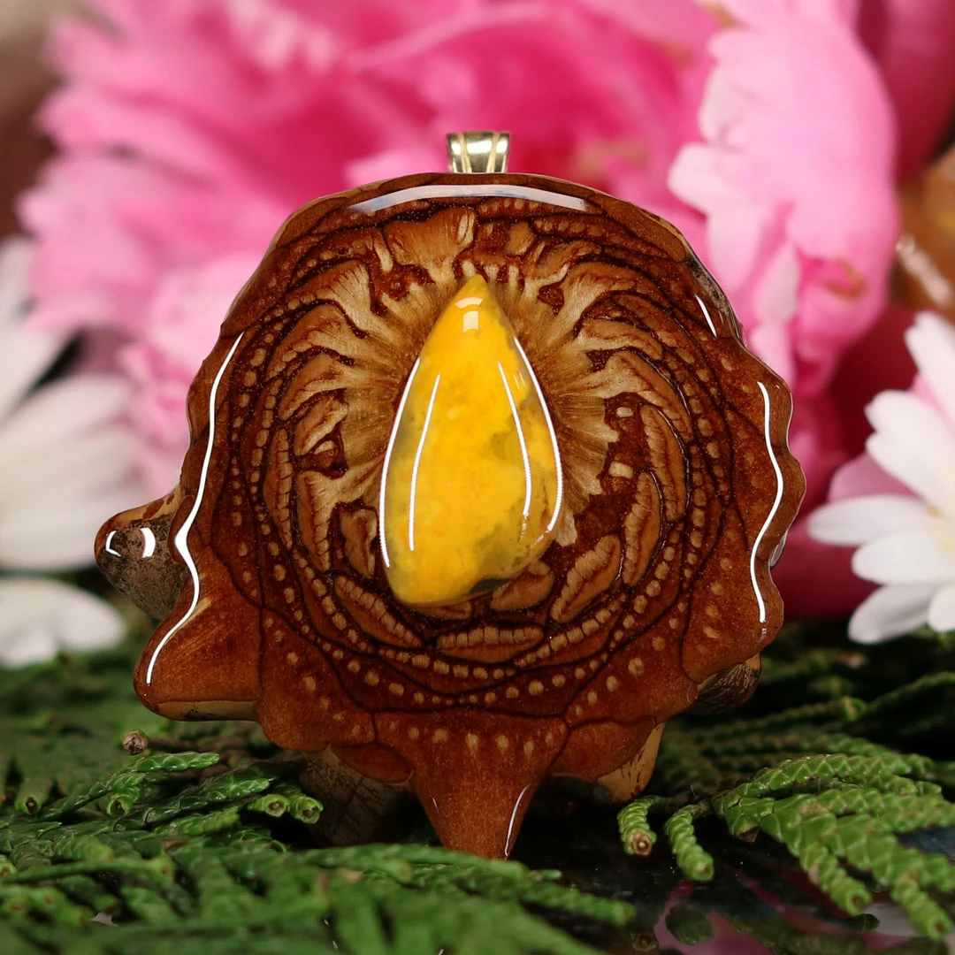 TEP Bumblebee Jasper Pendants 3 TEP Bumblebee Jasper Pendants