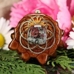 TEP Eudialyte With Gold Seed Of Life