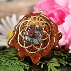 TEP Eudialyte With Gold Seed Of Life