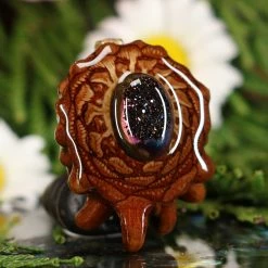 TEP Pendants Purple Druzy Quartz