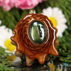 TEP Gray Druzy Quartz Pendants