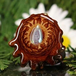 TEP White Druzy Quartz Pendants