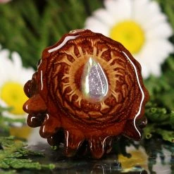 TEP White Druzy Quartz Pendants