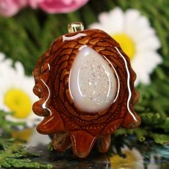 TEP White Druzy Quartz